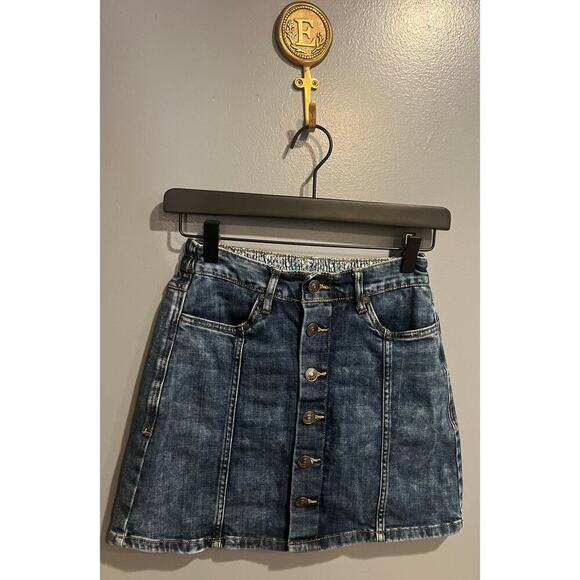 EUC Aerie Denim Skirt - Size Extra Small - Picture 1 of 6